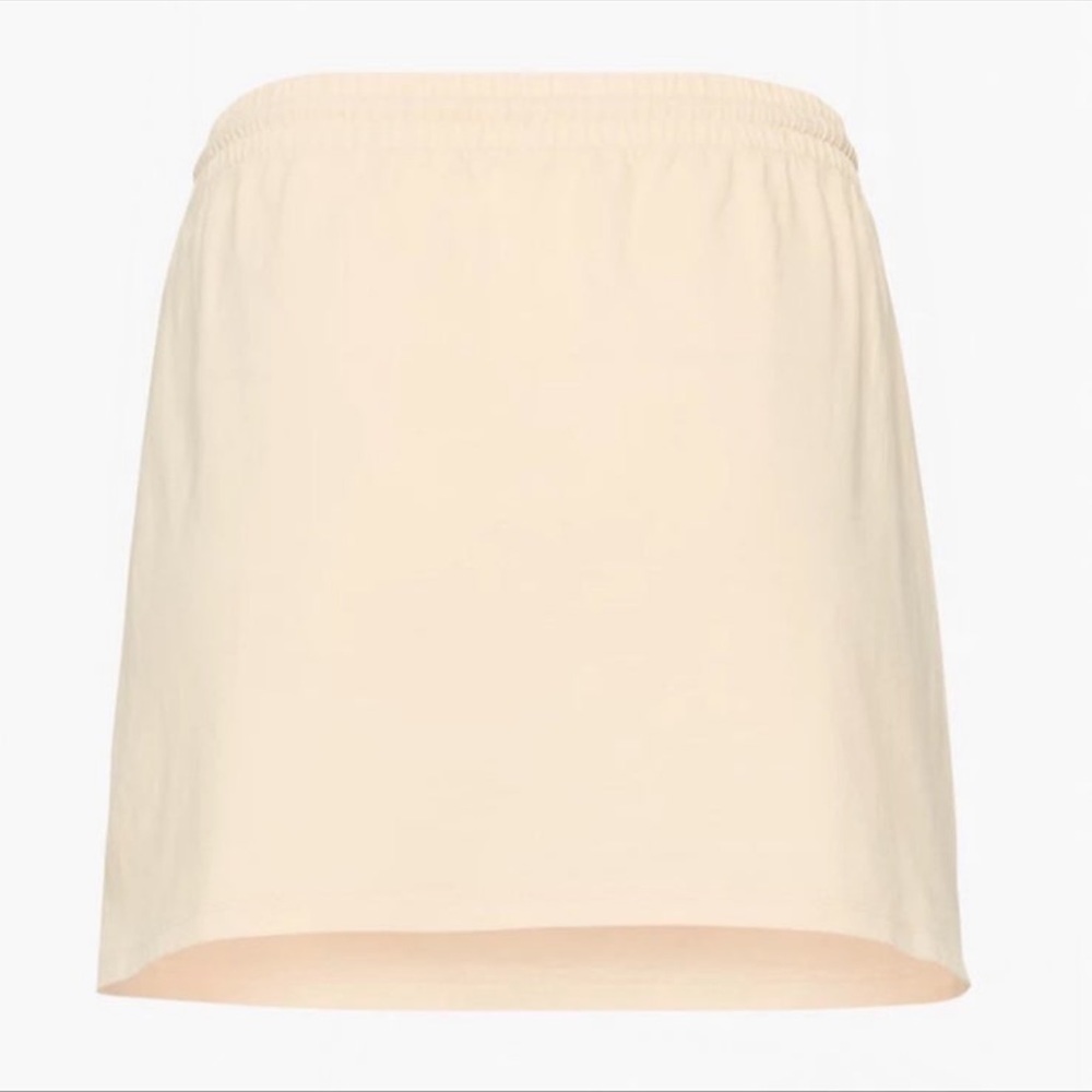 NWT Aritzia Wilfred Free Afternoon Skirt in Gd Sunfaded Apricot, Size XS - Picture 9 of 10